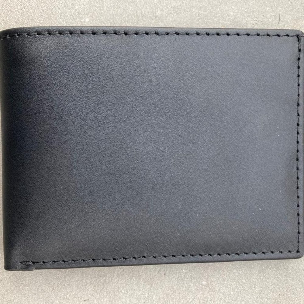 Handmade Leather Wallet Black Men Card Holder Bifold Purse Multi Card Holder - Picture 6 of 11